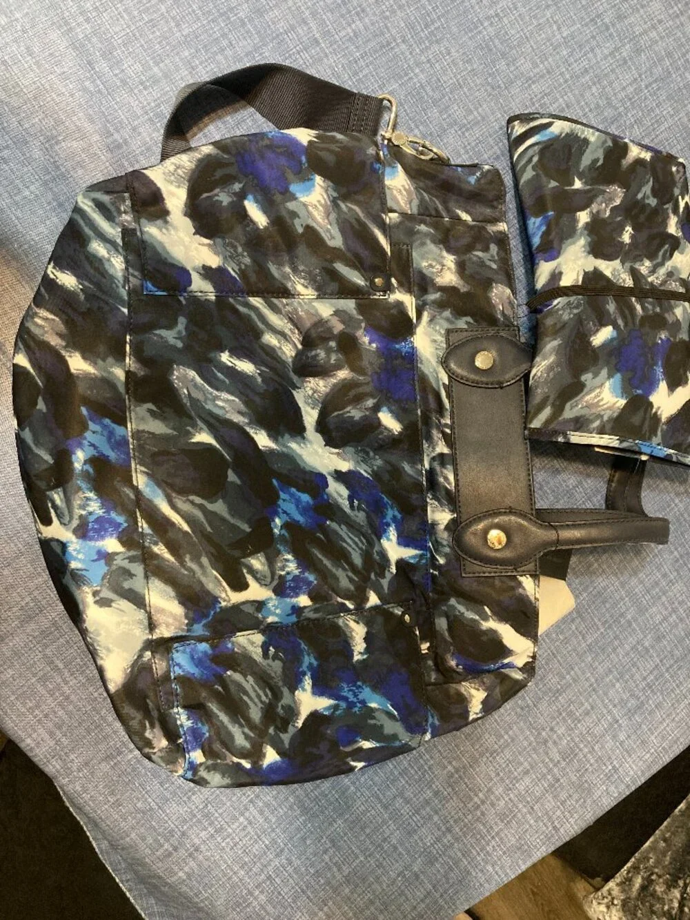 Marc by Marc Jacobs Blue Multi Diaper Bag / Tote